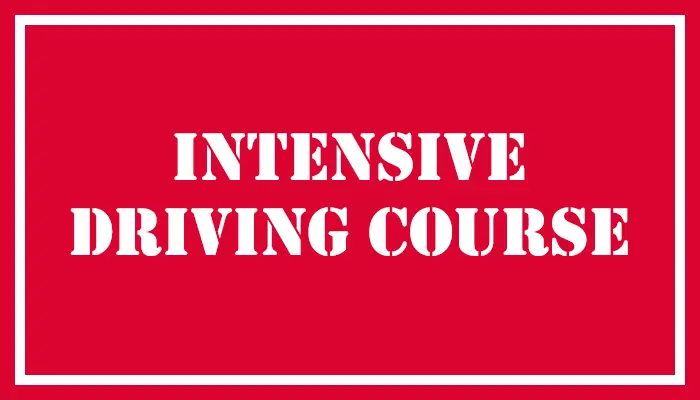 Intensive Driving Course East London